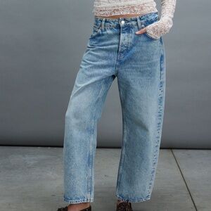 NEW Free People Deep Trance Dropped Boyfriend Jeans